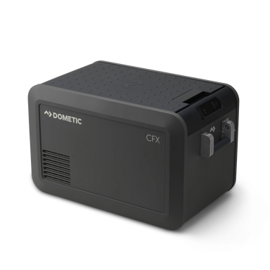 Black Dometic CFX power converter on a white background